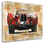 Tangletown Fine Art - "Vintage Red" By Marta G. Wiley, Giclee Print on Gallery Wrap Canvas - Give your home a splash of color and elegance with Games & Sports art by Marta G. Wiley.