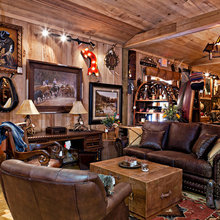 Santa Fe Ranch Western Furniture Store Rustikal Wohnbereich