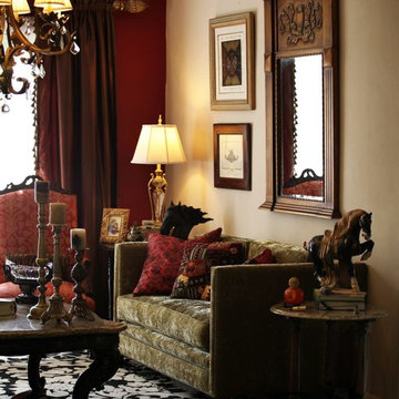 Living rooms before and after photos