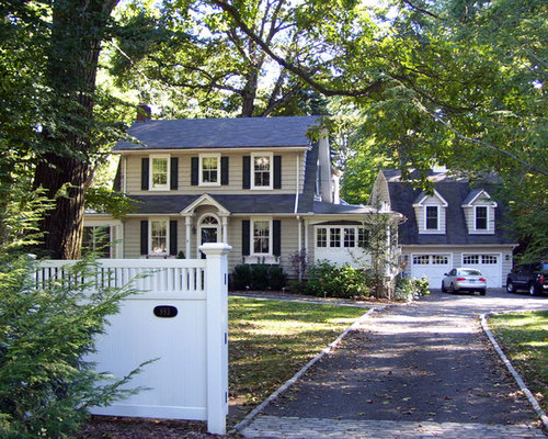  Colonial  Style Garage  Houzz