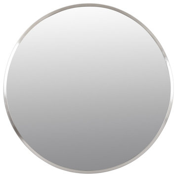 Cottage Wall Mirror, Brushed Nickel