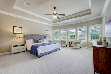 Example of a bedroom design in Austin