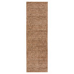 Addison Rugs - Elma AEL32 Earth 2'3" x 7'10" Runner Rug - Experience the refined beauty of the Elma collection, your ultimate choice for classic, traditional elegance. Expertly space-dyed to achieve intriguing depth and character, each rug seamlessly blends warm and cool hues to complement any décor. With a sturdy cotton foundation featuring short fringe, and a luxuriously soft 100% polyester pile, you'll enjoy unmatched durability without compromising on comfort. Feel the allure of the Elma collection and let its timeless appeal bring an extra touch of sophistication to your home.