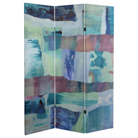 5' Tall Ocean Dance Canvas Room Divider