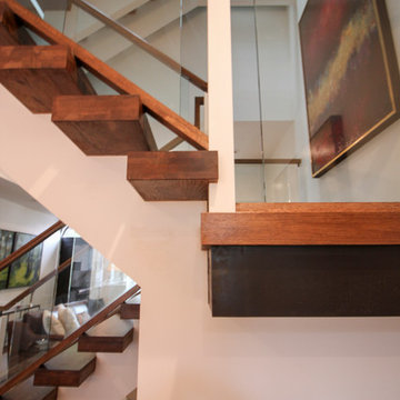 Project #68 | Ultra-Modern Staircase with Glass Landings