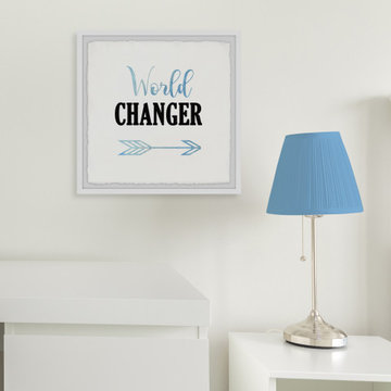 "World Changer II" Framed Painting Print