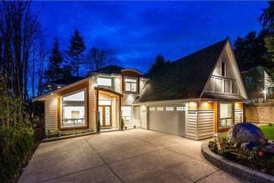 Inspiration for a modern exterior home remodel in Vancouver