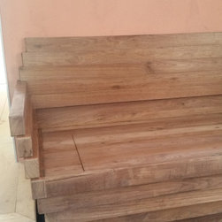 Walnut built in couch - Furniture