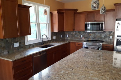 Elegant kitchen photo in Other