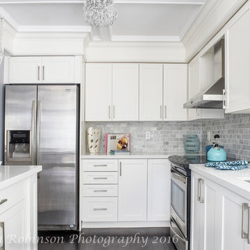 High Key White Modern Kitchen Photo-Shoot