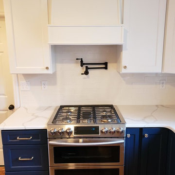 Wynn Blue Accent Kitchen Remodel