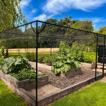 Raised Oak Beds for a Vegetable Garden