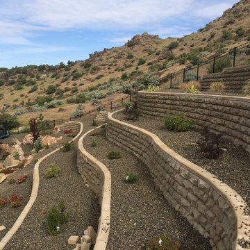 Boise Foothills Retaining Wall