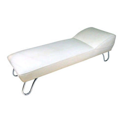 KEM Weber - Kem Weber Art Deco Steamer Chaise Lounge, Daybed - Upholstered Benches