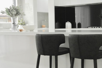 Example of a trendy kitchen design in Other