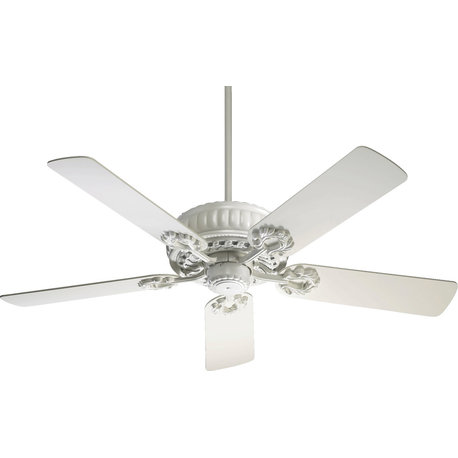 52" 5-Blade Empress Ceiling Fan, Studio White