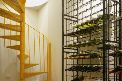 Design ideas for a small contemporary staircase in Melbourne.