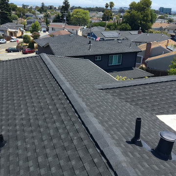 Black Asphalt Roof Project