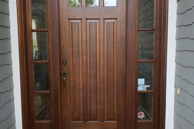 Refinish Stained Front Door