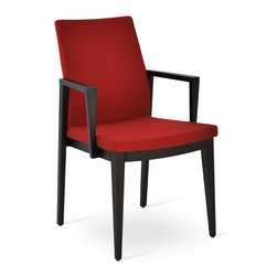 Pasha Wood Arm - Dining Chairs
