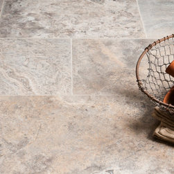 Silver Honed Travertine || Floors of Stone - Home Improvement