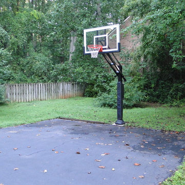 Anna H's Pro Dunk Gold Basketball System on a 18x25 in Frankfort, DE