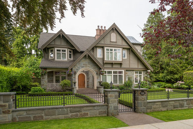 Example of a classic exterior home design in Vancouver