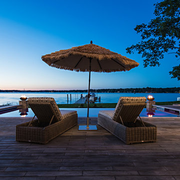Negative Edge Pool at Night