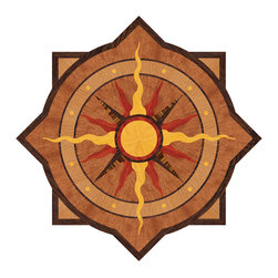 Oshkosh Designs Del Sol Inlay Deco - Hardwood Flooring