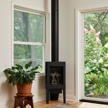 Single-Car Garage becomes Sunroom, Bathroom, Mudroom and Double Garage