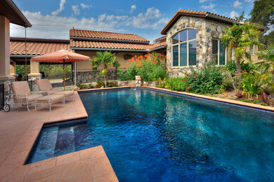 Inspiration for a southwestern pool remodel in Austin