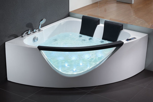 Dreaming of a Spa Tub at Home? Read This Pro Advice First - Contemporary Bathtubs by Bathroom Trends Ã‚Â· Bathroom Trends Ã‚Â· Whirlpool Tubs