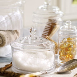 PB Classic Glass Canister - Bathroom Canisters