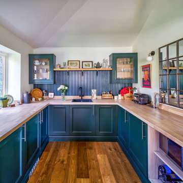 Eclectic kitchen design | Garage conversion ideas