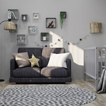 Redesign of the Bedroom and Nursery in Modern Style
