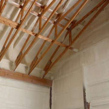 Spray foam Pole barn