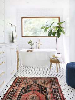 Tile Pattern Bathroom Rug Rug for patterned master bathroom tile | Houzz Forum