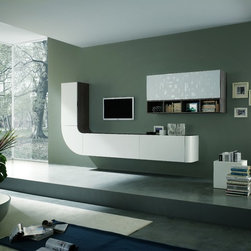 Italian Wall Unit Velvet Millennium 949 by Artigian Mobili - $2,899.00 - Entertainment Centers And Tv Stands