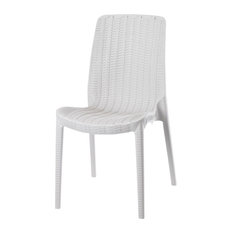 2 Cielo Chairs and Side Table, White