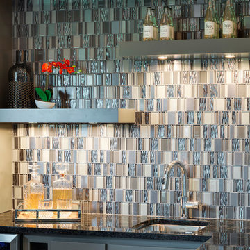 Lower Level Bar - Built for Entertaining | Che Bella Interiors