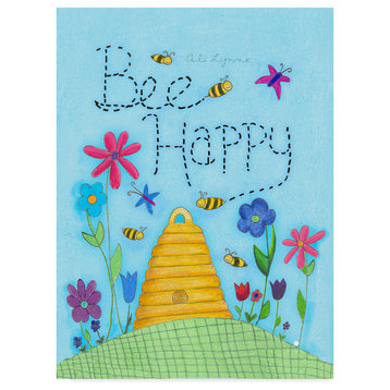 Ali Lynne 'Bee Happy' Canvas Art