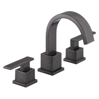 Delta Vero Two Handle Widespread Bathroom Faucet - Contemporary - Bathroom  Sink Faucets - by The Stock Market | Houzz