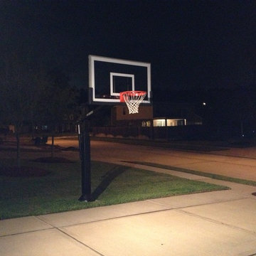 Michael B's Pro Dunk Gold Basketball System on a 36x22 in Tomball, TX