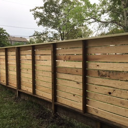 Cottage Wood Fence - Horizontal - Home Fencing And Gates