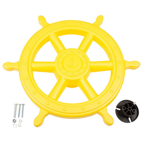 Swing Set Ship Wheel, Yellow