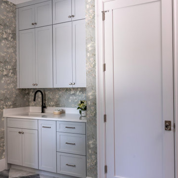 Raleigh NC Interior Design — Transitional Open-Concept Living with Bold Accents