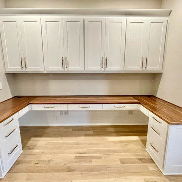 Homework Center for Three | Prime Design Cabinetry LLC