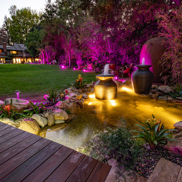 Waterfall Stream Dream Home Pond
