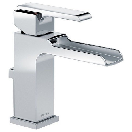 Delta Ara Single Handle Channel Bathroom Faucet, Chrome, 568LF-MPU