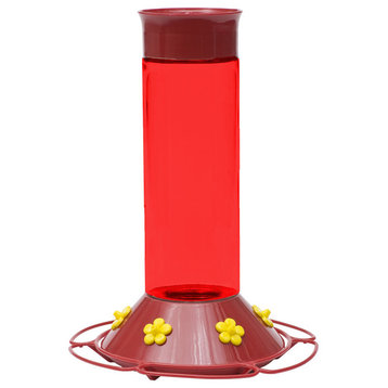 30 oz. Red Plastic Hummer's Favorite Hummingbird Feeder